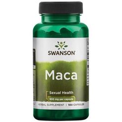 Swanson Maca, 500 mg, 100 kapslí