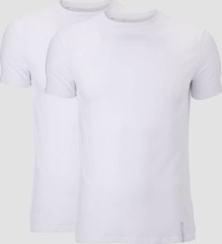 MP  2 pack Luxe klasické tričko - Bílé/Bílé - L