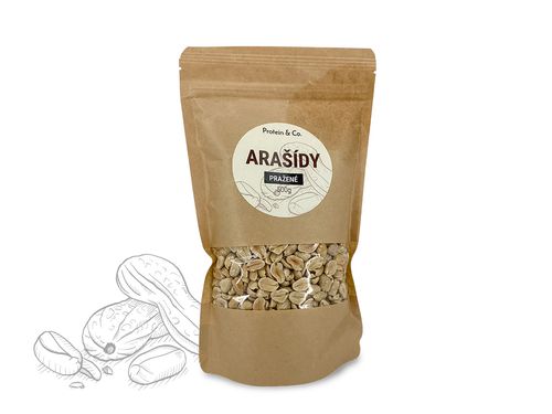 Protein&Co. Arašídy loupané pražené Váha: 500g