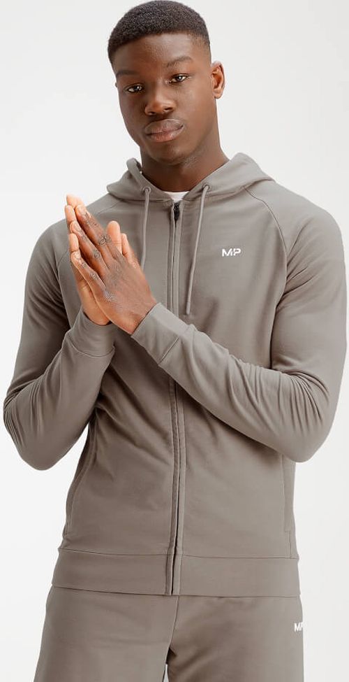 MP  MP Men's Form Zip Up Hoodie - Taupe - XS