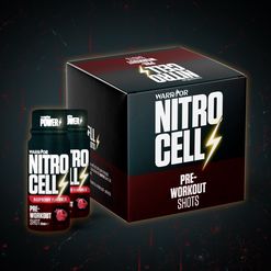 NitroCell Shot Pre-Workout 9x60ml Raspberry