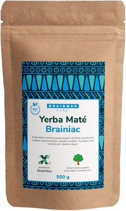 Votamax BrainMax Pure Organic Yerba Maté - Brainiac, 500 g