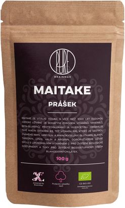 BrainMax Pure Maitake prášek, 100g *CZ-BIO-001 certifikát