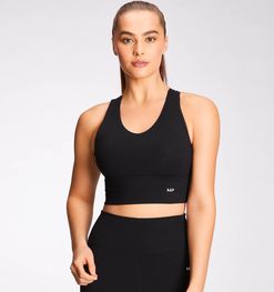 MP  MP Women's Power Longline Sports Bra - Black - XXL