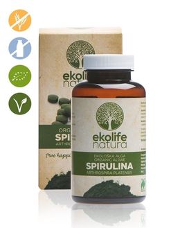 Ekolife Natura - Algae Spirulina Organic 240 tablet (Bio řasa spirullina)