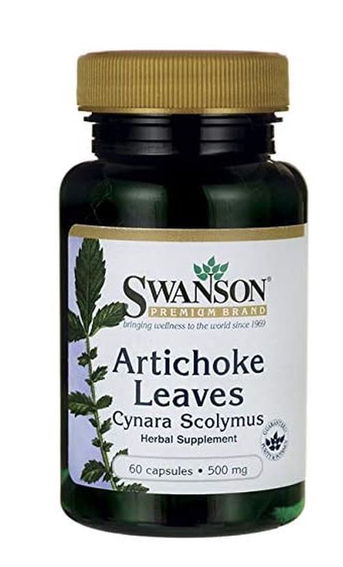 Swanson Artichoke Leaves (Cynara Scolymus), 500 mg, 60 kapslí