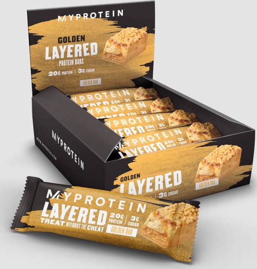 Myprotein  Golden Layered Bar - 12 x 60g - Golden