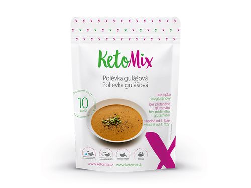 KetoMix Proteinová polévka gulášová (10 porcí) 300 g