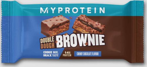 Myprotein  Double Dough Brownie - 12 x 60g - Chunky Chocolate