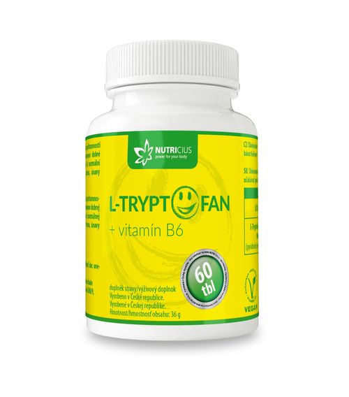 L-Tryptofan + Vit. B6 60 tbl Nutricius