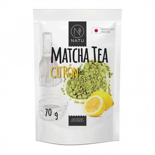 NATU - Matcha Tea BIO Premium Japan Citrón, 70g