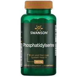 Swanson Phosphatidylserine (fosfatidylserin) 100 mg, 90 softgels