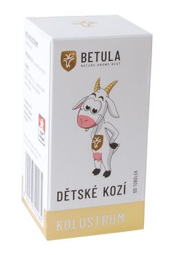 Betula - Dětské kozí kolostrum (colostrum), 125 mg, 120 kapslí