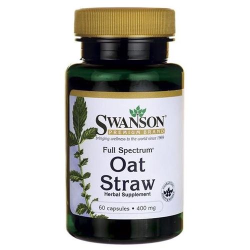 Swanson Avena Sativa Extract (Ovesná sláma), 400 mg, 60 kapslí