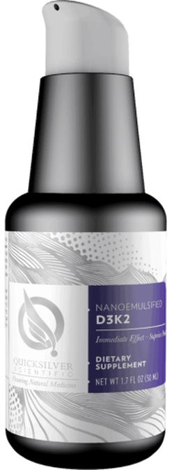 Quicksilver Scientific Nanoemulgovaný D3K2, 50 ml