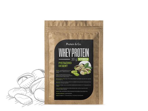 Protein&Co. CFM WHEY PROTEIN 80 - 30 g Příchuť 1: Strawberry milkshake