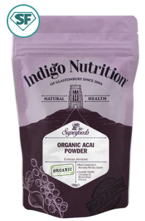 Indigo Herbs Acai Powder (100% čistý), 100 g