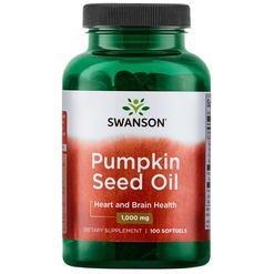Swanson Pumpkin Seed Oil (Olej z dýňových semínek) 1000 mg, 100 softgelových kapslí