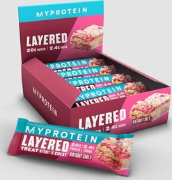 Myprotein  Šestivrstvá proteinová tyčinka - Narozeninový dort