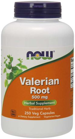 NOW® Foods NOW Valerian Root (kozlík lékařský), 250 rostlinných kapslí