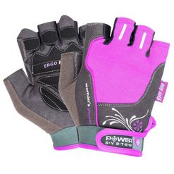 Fitness rukavice WOMANS POWER (POWER SYSTEM) Barva: Růžová, Velikost: L