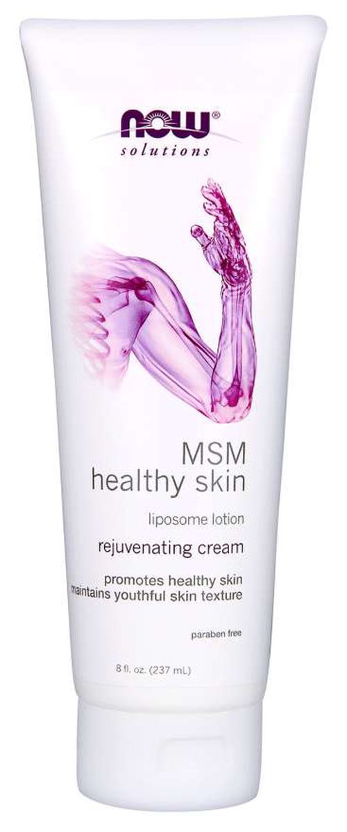 NOW® Foods NOW MSM (Methylsulfonylmethan) Healthy Skin Liposome krém, 237 ml.