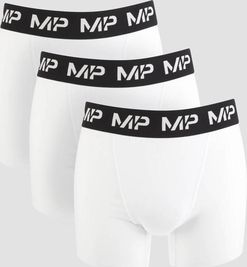 MP  MP pánské boxerky Essentials – Bílé (3 ks) - XXS