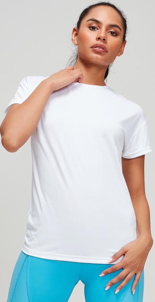 MP  MP dámské tréninkové tričko s texturou - Bílé - XS