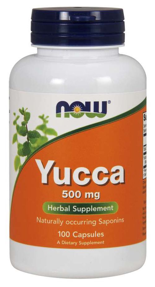 NOW® Foods NOW Yucca, 500 mg, 100 kapslí