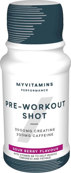 Myvitamins  Pre-Workout Shot - 12x60ml - Sour Berry