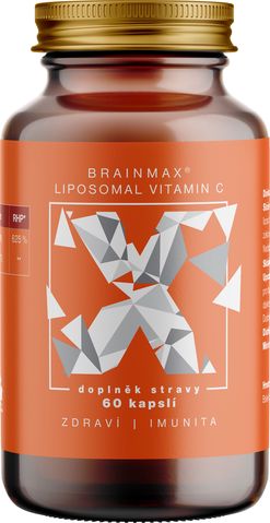 Votamax BrainMax Liposomal Vitamin C, Lipozomální Vitamín C, 500 mg, 60 rostlinných kapslí