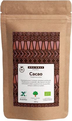 Votamax BrainMax Pure Organic Cacao, Bio Kakao z Peru, 500 g