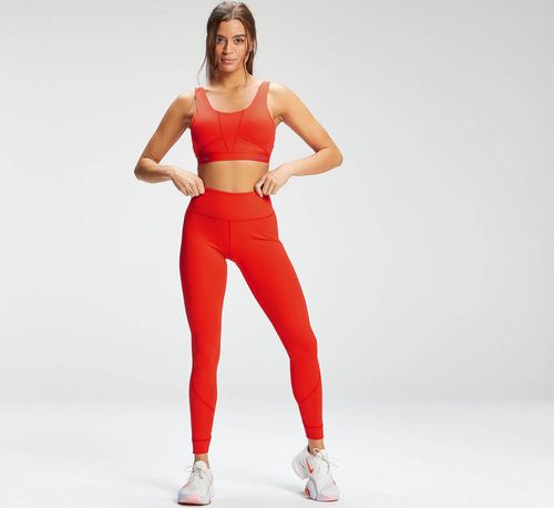 MP  MP Women's Power Ultra Sports Bra - Fire/Orchid - S