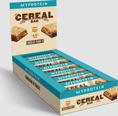 Myprotein  Cereální proteinová tyčinka - 18 x 30g - Čokoláda a Arašídy