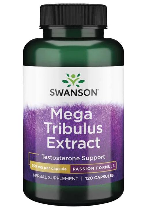 Swanson Mega Tribulus Extrakt (Kotvičník zemní), 250 mg, 120 kapslí