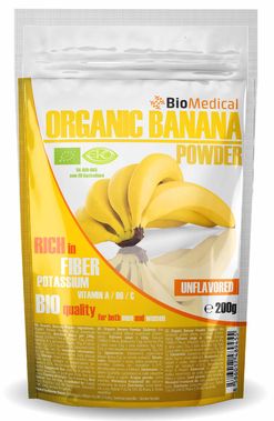 Organic Banana Powder - Bio banánový prášek 200g