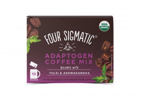 Four Sigmatic Coffee + Tulsi &amp; Ashwagandha adaptogen mix Množství: 10 sáčků