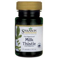 Swanson Full Spectrum Milk Thistle (Ostropestřec mariánský), 30 kapslí