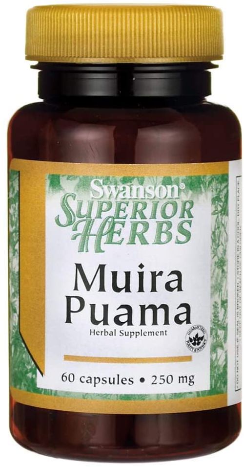 Swanson Muira Puama (10:1), 250 mg, 60 kapslí