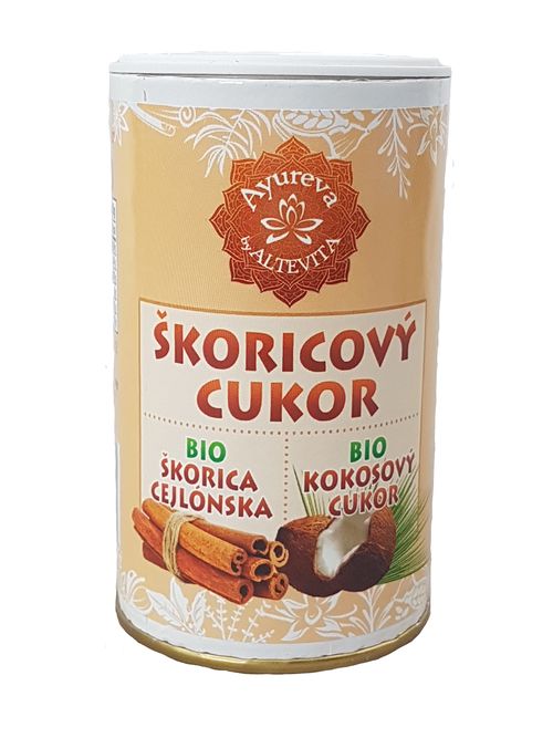 Altevita BIO Skořicový cukr kokosový v cukřence 100g