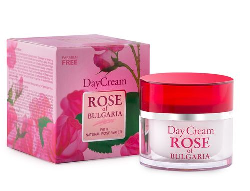 Rose of Bulgaria - Denní pleťový krém z růžové vody, 50 ml