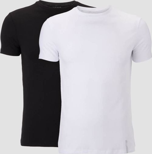 Myprotein  Luxe klasické tričko s kruhovým výstřihem (2 Pack) - Černé/Bílé - S