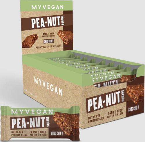 Myprotein  Pea-Nut Square - 12 x 50g - Choc Chip