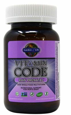 Garden of Life Vitamin Code RAW Prenatal (multivitamín pro těhotné ženy), 30 rostlinných kapslí