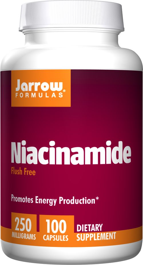 Jarrow Formulas Niacinamide Vitamín B3, 250 mg, 100 kapslí