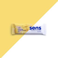 Sens - Proteinové tyčinka PLEASURE s cvrččí moukou - Ananas &amp; Kokos, 40 g