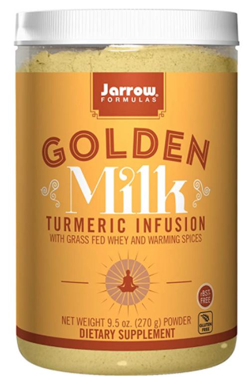 Jarrow Formulas Golden Milk, Turmeric Infusion, Zlaté mléko s kurkumou, 270 g