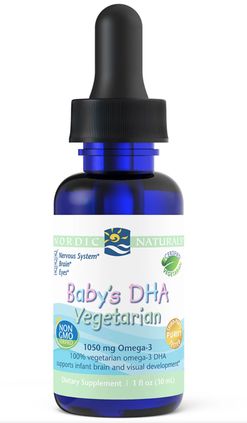 Nordic Naturals Baby's DHA Vegetarian, DHA pro děti, 1050mg, 30 ml