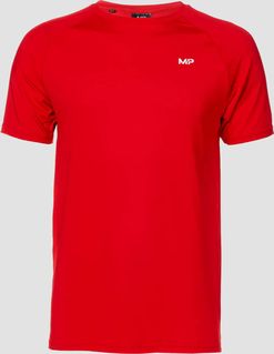Myprotein  MP pánské tréninkové tričko s krátkým rukávem Essential – Červené - XXL