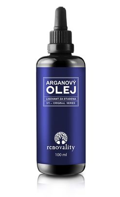 Renovality - Arganový olej za studena lisovaný, 100ml s pipetkou